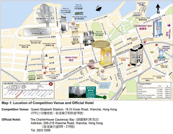 GrandSlam Hong Kong 2015 map