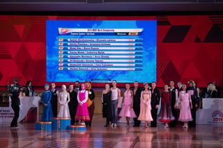 2019 WDSF World Championship ShowDance Standard, Khrzhanovskiy - Lykhina (RUS) | © Roland