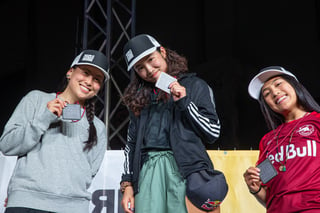 B-girls podium © WUG Budapest 2019