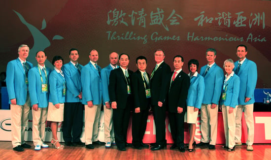 2010 Asian Games Adjudicators and IDSF Presidium Members © Fam